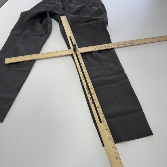 Club Monaco Pants Womens 0 Gray Slim Straight Stretch Mid Rise Professional Work - Picture 8 of 8